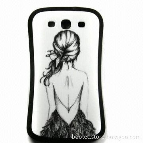 Pretty Waist Mobile Phone Case for Samsung Galaxy S3 9300 with TPU Materials, Wholesale
